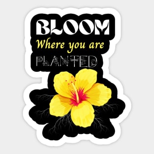 FLOWER BLOOM Sticker